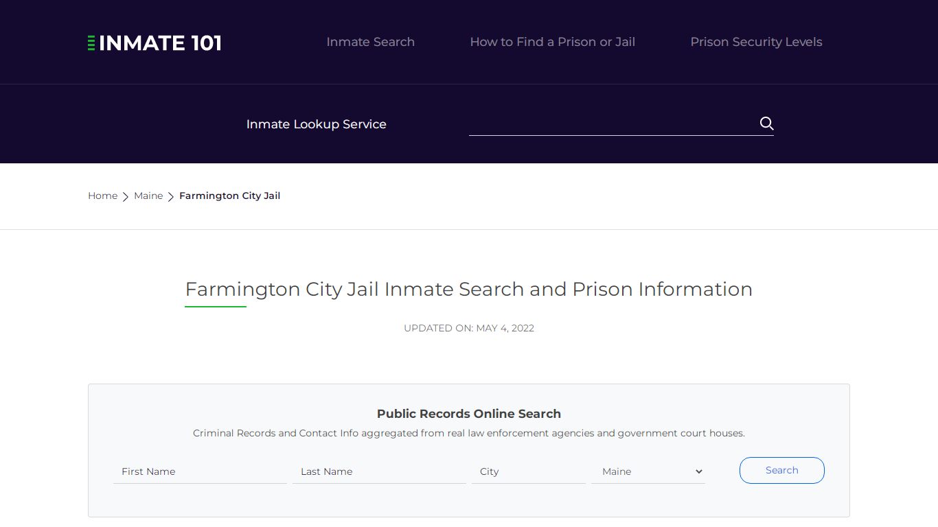 Farmington City Jail Inmate Search, Visitation, Phone no ...